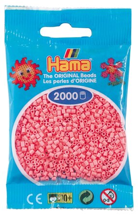2 000 perles mini (petites perles Ø2 5 mm) rose