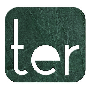 Numéro TER- Numéro adhésif pour boîtes aux lettres- Pierre véritable 50 mm  Malachite