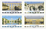 Carnet 12 timbres - Ponts et Viaducs - Lettre verte