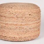 LABEL51 Pouf Jute tressé Naturel