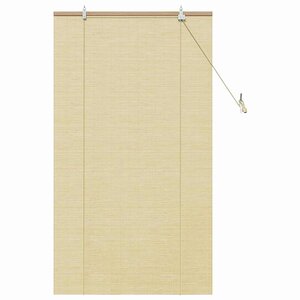 vidaXL Stores et Rideaux de fenêtre Autre Naturel Bambou