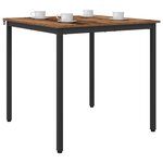 vidaXL Table de salle à manger / Table de repas MÉTAL