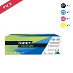 Kyocera TK5240 Pack de 4 cartouches de toner compatibles P4KKYT5240NCMY