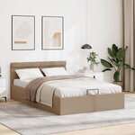 vidaXL Cadre de lit à rangement hydraulique sans matelas 140x200 cm
