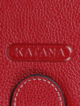 Serviette Architecte en cuir - KATANA - 35 cm - 1 soufflet - 69328-Rouge
