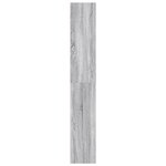 vidaXL Bibliothèque sonoma gris 60x30x189 cm bois d'ingénierie