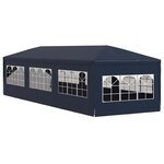 vidaXL Tente de réception 3 x 9 m Bleu