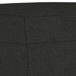 vidaXL Ensemble de canapés 3 Pièces avec coussins Noir Tissu
