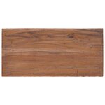 vidaXL banc Naturel 50 5 x 25 x 47 5 cm Bois massif d'acajou
