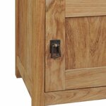 vidaXL Table de chevet teck massif 40x30x50 cm