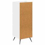 vidaXL Armoire à tiroirs Blanc 33 x 34 5 x 90 cm Bois d'ingénierie