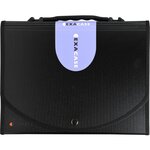 Trieur valisette noir en13 compartiments.Dos extensible 55934E x 5 EXACOMPTA