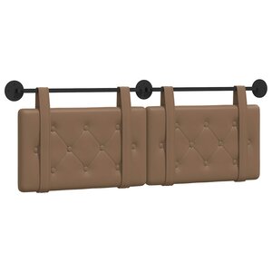 vidaXL Tête de lit suspendue Cappuccino Simili cuir