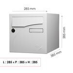 Préface 1 porte blanc neige mat ral 9016mt