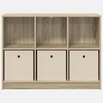 vidaXL Buffet Chêne Sonoma 102 x 32 x 73 5 cm