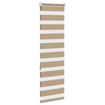 vidaXL Store zèbre marron sable largeur du tissu 45 9 cm polyester