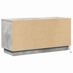 vidaXL Meuble TV Gris béton 100 x 38 x 49 cm Bois d'ingénierie