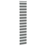vidaXL Store zèbre gris foncé largeur du tissu 45 9 cm polyester