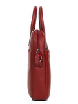 Porte ordinateur Allure en cuir - 13 pouces - KATANA - L35.5 x H27.0 x P5.5 cm - 69361-Rouge