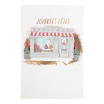 Carte de vœux signature magasin fêtes - draeger paris