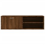vidaXL Meuble TV chêne marron 120x34x37 cm bois d'ingénierie