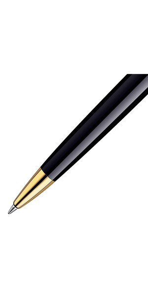 Stylo Bille Waterman Liaison Résine Noire Et Plaqué Or 18 Carats - Occasion Prestige