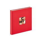 Album Photo Autocollant Design Fun 33 X 34 cm 50 p Rouge WALTHER