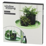 Esschert Design Plateau suspendu pour plantes Rond Vert L