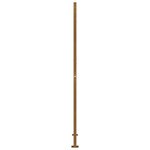 vidaXL Portail de jardin 105x180 cm acier corten conception de carré