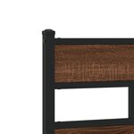 vidaXL Cadre de lit sans matelas chêne marron 120x200 cm