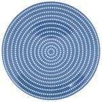 Bo-Camp Vaisselle 16 Pièces Mix & Match Mélamine Bleu