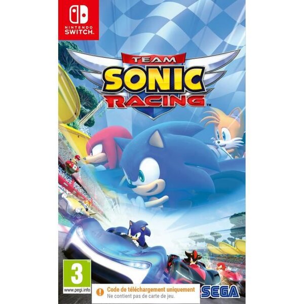 Team Sonic Racing Jeu Switch - Code dans la boîte