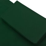 Vidaxl lit de repos d'extérieur avec auvent et oreiller vert