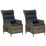 vidaXL Ensemble à manger de jardin 7 Pièces Marron