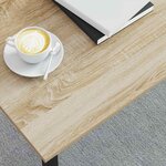 vidaXL Table basse Sonoma 100 x 50 x 45 cm Bois d'ingénierie