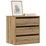 vidaXL Commode d'angle chêne artisanal 60x41x58 cm bois d'ingénierie