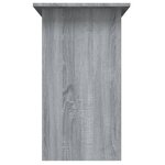 vidaXL Bureau Sonoma gris 80x45x74 cm Bois d'ingénierie