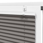 vidaXL Store plissé anthracite 100x100 cm largeur du tissu 99 4 cm