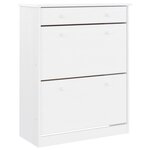 vidaXL Buffet ALTA blanc 77x35x188 cm bois massif de pin