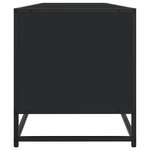 vidaXL Meuble TV noir 180 5x40x46 cm bois d'ingénierie