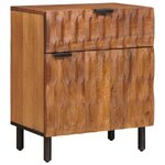vidaXL Cabinet de chevet Marron 50 x 33 x 60 cm Bois de mangue massif