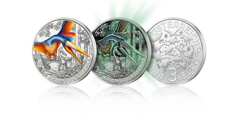 Pièce de monnaie 3 euro Autriche 2020 – Arambourgiania