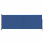 vidaXL Auvent latéral rétractable de patio 117x300 cm Bleu