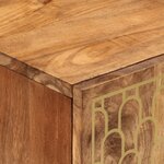 vidaXL Ensemble de meubles salle de bain 2 Pièces bois de manguier massif