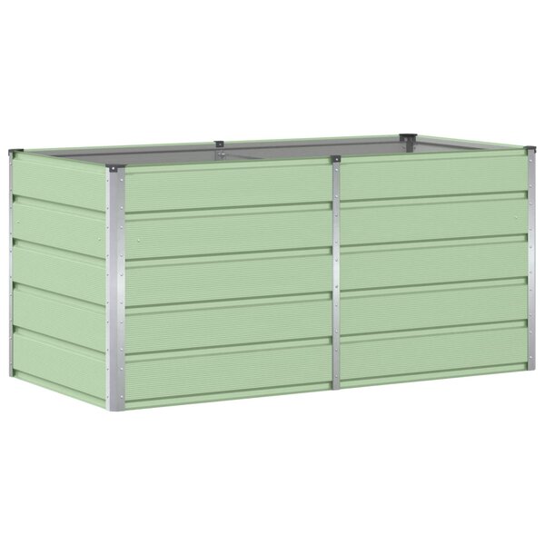 vidaXL Jardinière Vert 160 x 80 x 75 cm Acier
