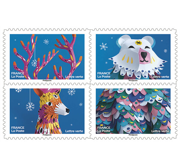 12 Timbres Lettre Verte 20g France - Timbre Poste Autocollant Permanent - Pour Envoi De Lettres Et Colis