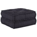 vidaXL Pouf modulaire anthracite 70x70x36 tissu