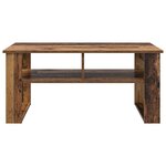 vidaXL Table basse Bois ancien 96 x 54 x 44 cm Bois d'ingénierie
