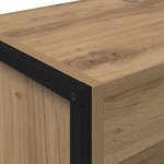 vidaXL Bibliothèque 2 Pièces Chêne artisan 80 x 30 x 155 cm