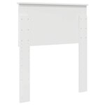 vidaXL Tête de lit Blanc Brillant 75 cm Bois d'ingénierie